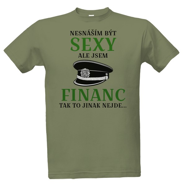 Tričko s potiskem Sexy Financ