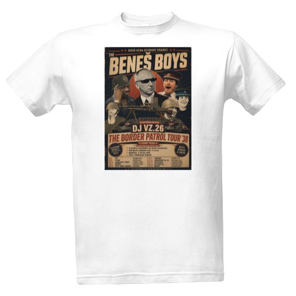 Tričko s potiskem The Beneš Boys